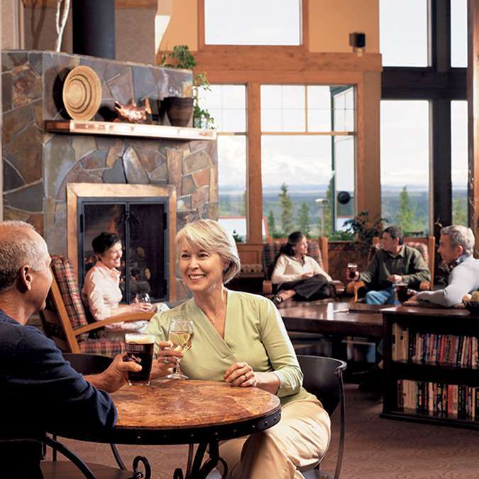 Copper Center Copper River Princess Wilderness Lodge المطعم الصورة